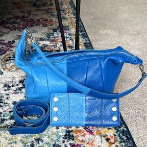 Hammitt Oasis Blue Shoulder Bag and Wallet